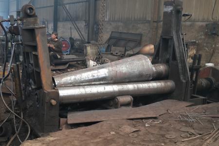 錐形鋼管車間展示